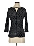 Vince Camuto Black 3/4 Sleeve Top Size XS - photo 1