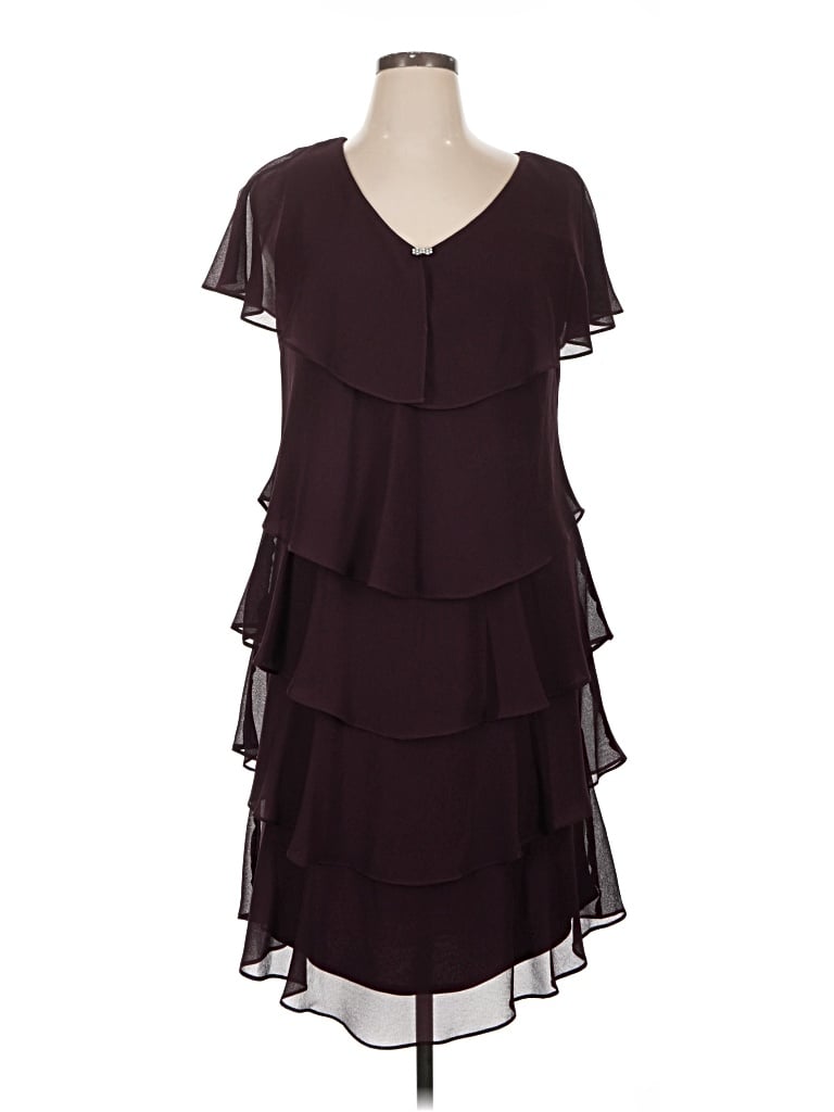 Pre-owned Slny Cocktail Dress In Burgundy