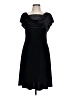 Patra Solid Black Cocktail Dress Size 12 - photo 1