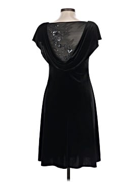 patra cocktail dresses Vintage Patra Plum Maroon Twist Front Chiffon Long Sleeve Cocktail Dress 10 NWT