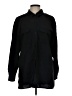Karen Scott Solid Black Long Sleeve Blouse Size L - photo 1