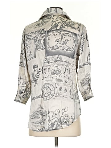Ishyu 3/4 Sleeve Button-Down Shirt (view 2)