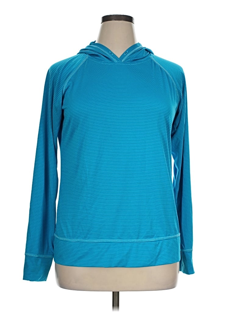 Pre-owned Jockey Pullover Hoodie In Teal