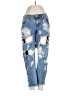 One by One Teaspoon Hearts Blue Jeans Size 26 waist - photo 1