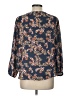 West Kei 100% Polyester Blue 3/4 Sleeve Blouse Size L - photo 2