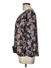 West Kei 100% Polyester Blue 3/4 Sleeve Blouse Size L - photo 5