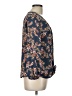 West Kei 100% Polyester Blue 3/4 Sleeve Blouse Size L - photo 4