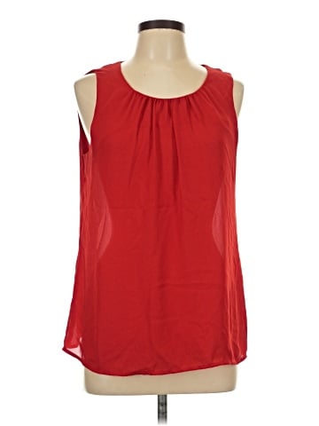 Rose + Olive Sleeveless Blouse (view 1)
