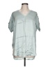 Lyssé Teal Short Sleeve Blouse Size L - photo 1