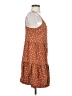 Only Polka Dots Brown Casual Dress Size XS - photo 4