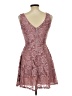 Speechless Paisley Burgundy Cocktail Dress Size L - photo 2