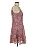 Speechless Paisley Burgundy Cocktail Dress Size L - photo 4