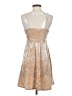 Xhilaration Metallic Tan Cocktail Dress Size S - photo 2