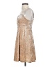 Xhilaration Metallic Tan Cocktail Dress Size S - photo 5