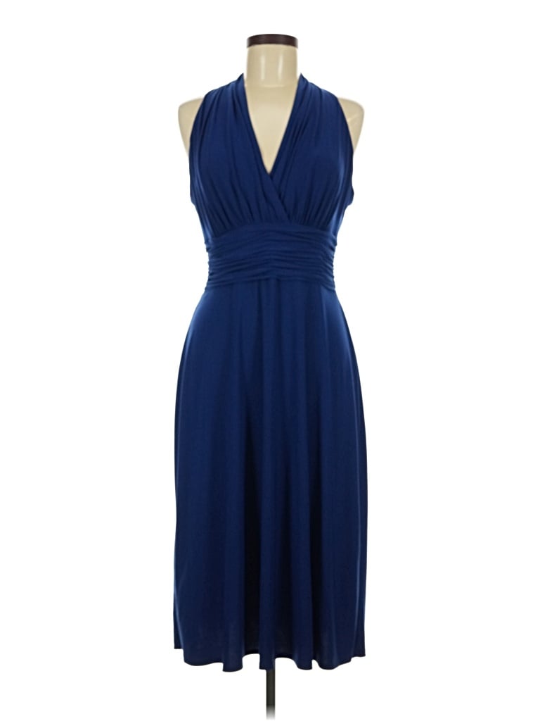 Pre-owned Evan Picone Cocktail Dress In Blue
