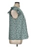 Shein Teal Short Sleeve Blouse Size 14 - photo 4