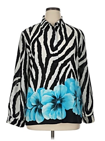 Sag Harbor Long Sleeve Blouse (view 1)