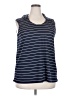 Love Blue Sleeveless T-Shirt Size 2X - photo 1