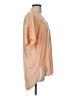 Lyssé Tan Orange Short Sleeve Blouse Size L - photo 4