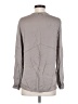 Repeat Cashmere Gray Long Sleeve Silk Top Size XXS - photo 2