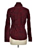Chaps 100% Cotton Checkered-gingham Red Long Sleeve Button-Down Shirt Size M - photo 2