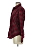 Chaps 100% Cotton Checkered-gingham Red Long Sleeve Button-Down Shirt Size M - photo 5