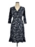 Glamour Paisley Blue Casual Dress Size 16 - photo 1