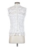 NANETTE Nanette Lepore 100% Polyester White Sleeveless Blouse Size S - photo 2