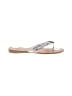 Olivia Silver Flip Flops Size 8 - photo 1