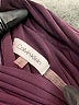 Calvin Klein Burgundy 3/4 Sleeve Top Size M - photo 7