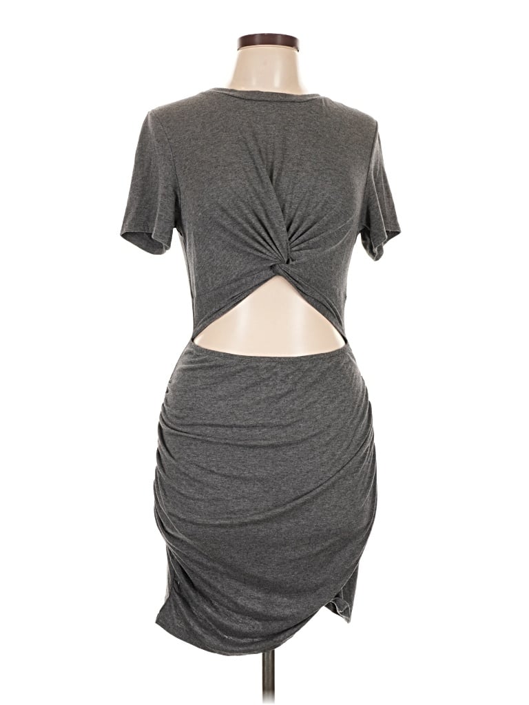 Pre-owned Unbranded Casual Dress In Gray
