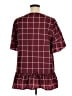 BLOOMCHIC Burgundy Short Sleeve Blouse Size 14 - 16 - photo 2