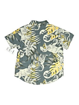 Jurassic World Short Sleeve Button-Down Shirt (view 2)