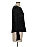 BCBGMAXAZRIA Black Long Sleeve Top Size S - photo 4