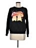 Romwe 100% Cotton Graphic Black Sweatshirt Size 6 - photo 1