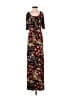 Sami & JO Print Brown Casual Dress Size S - photo 1