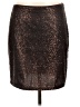 Ann Taylor 100% Polyester Metallic Brown Formal Skirt Size 10 - photo 1