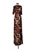 Sami & JO Print Brown Casual Dress Size S - photo 2