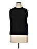 Hampshire Studio 100% Acrylic Black Sweater Vest Size 1X - photo 1