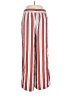 Ann Taylor LOFT 100% Viscose Stripes Red Casual Pants Size S - photo 2