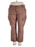 Wit & Wisdom Solid Brown Cargo Pants Size 22 - photo 1