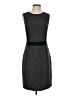 Theory Chevron-herringbone Black Cocktail Dress Size 4 - photo 1