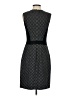 Theory Chevron-herringbone Black Cocktail Dress Size 4 - photo 2