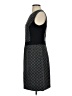 Theory Chevron-herringbone Black Cocktail Dress Size 4 - photo 5