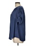 Torrid 100% Polyester Blue Short Sleeve Blouse Size Lg Plus (0) - photo 5