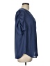 Torrid 100% Polyester Blue Short Sleeve Blouse Size Lg Plus (0) - photo 4