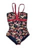 Boden Floral Red One Piece Swimsuit Size XL (estimated) - photo 1