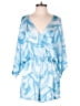 AaKaa 100% Polyester Print Blue Romper Size M - photo 1