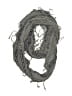 Unbranded 100% Cotton Gray Scarf One size - photo 1