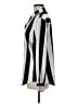 DKNY 100% Polyester Stripes Silver Long Sleeve Blouse Size M - photo 5